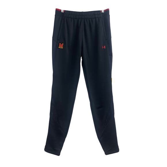 Under Armour University Maryland Terrapins Fleece Pants Women’s Sz S 1364456 001 - Picture 1 of 6